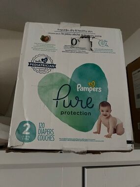 Pampers pure size 2 diapers